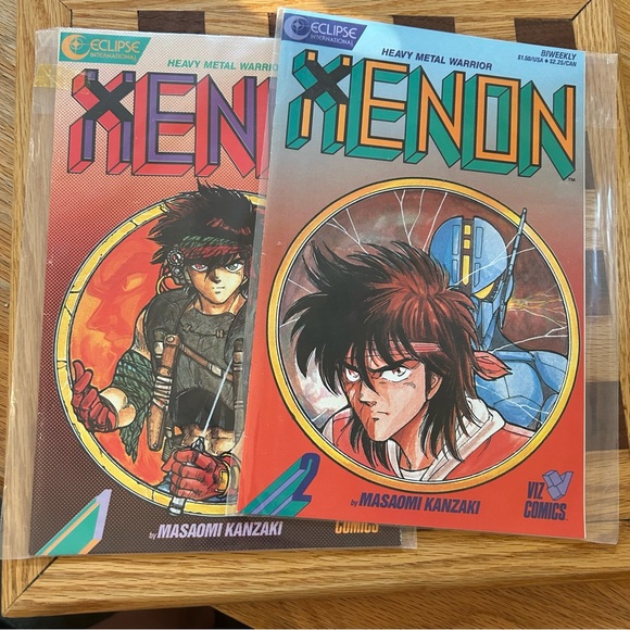 Xenon Heavy Metal Warrior Top Graphic Novel Bundle set of 2 qty-lovely graphics - Picture 2 of 13